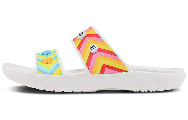 Crocs Crocs Classic Clog Slide Slippers Unisex White/Multicolor