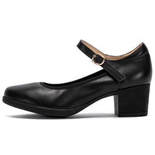 TIBAO AUCHEHO Chunky Heel Mary Jane Shoes 5CM Women's