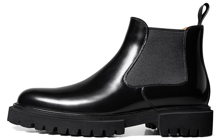 THOM WILLS SKARO x THOM WILLS Short Chelsea Boots 4.2cm Men's Black