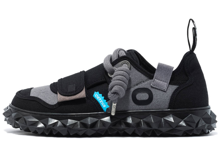 OETZI Fabric Low top Casual Shoes Unisex Dark Gray