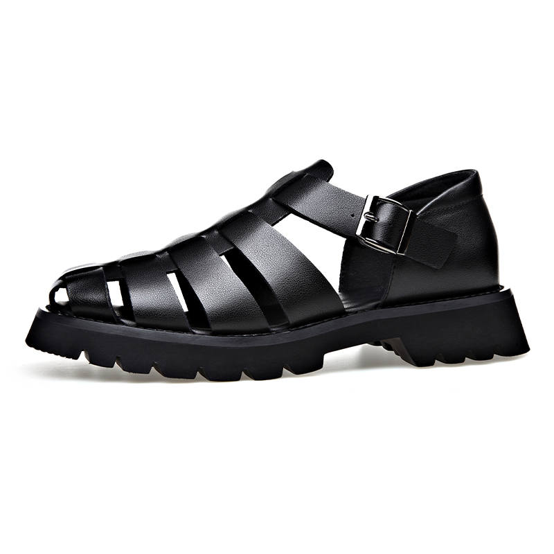 LUOMAIKE Comfortable And Breathable Beach Sandals Men's Black