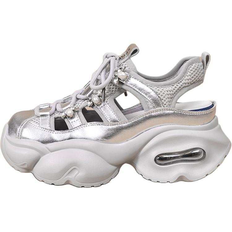 QINGZHUHU Cow Split Leather Low top Casual Shoes Women's