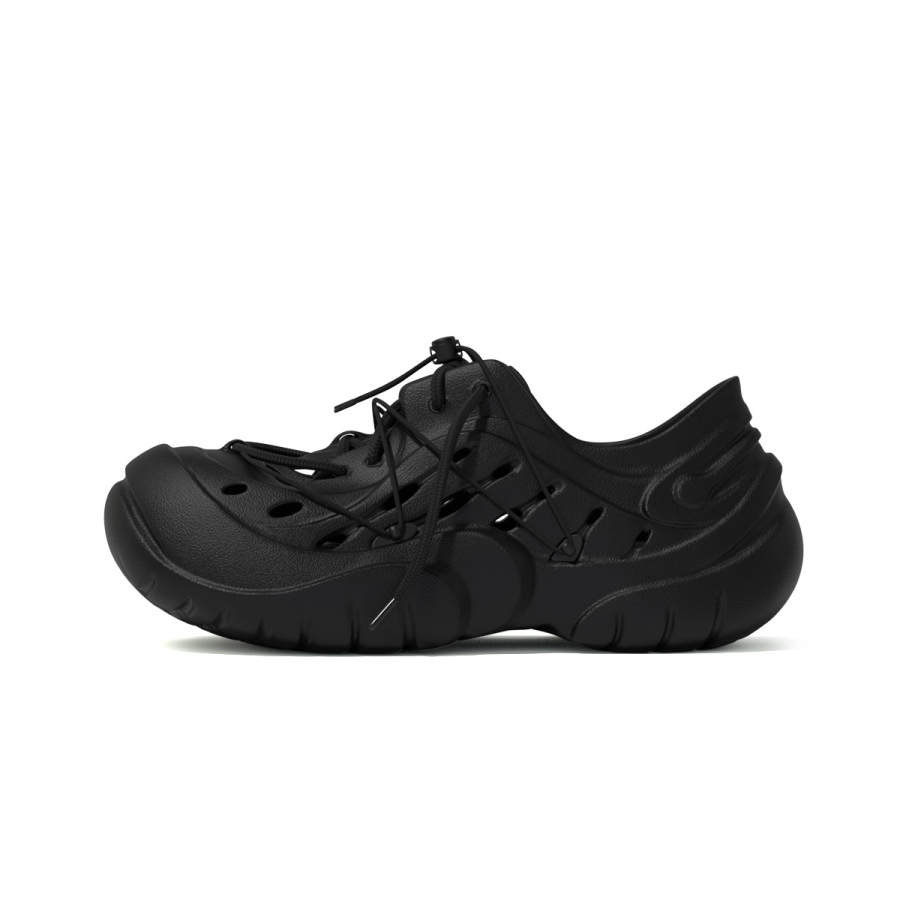 MAISON MISFIT 15 Traceability EVA Beach Sandals Unisex Rock Black