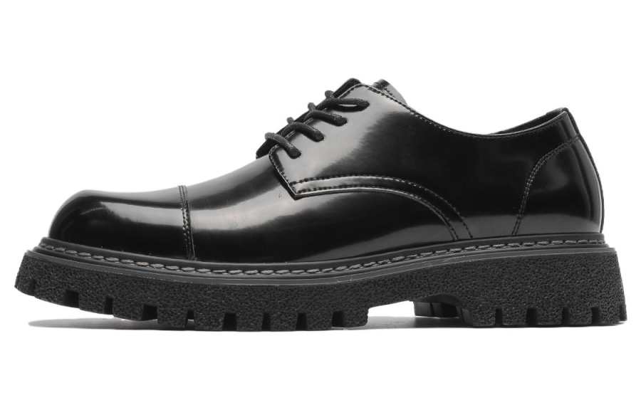C°BANNER Leather Casual Shoes Men's Black