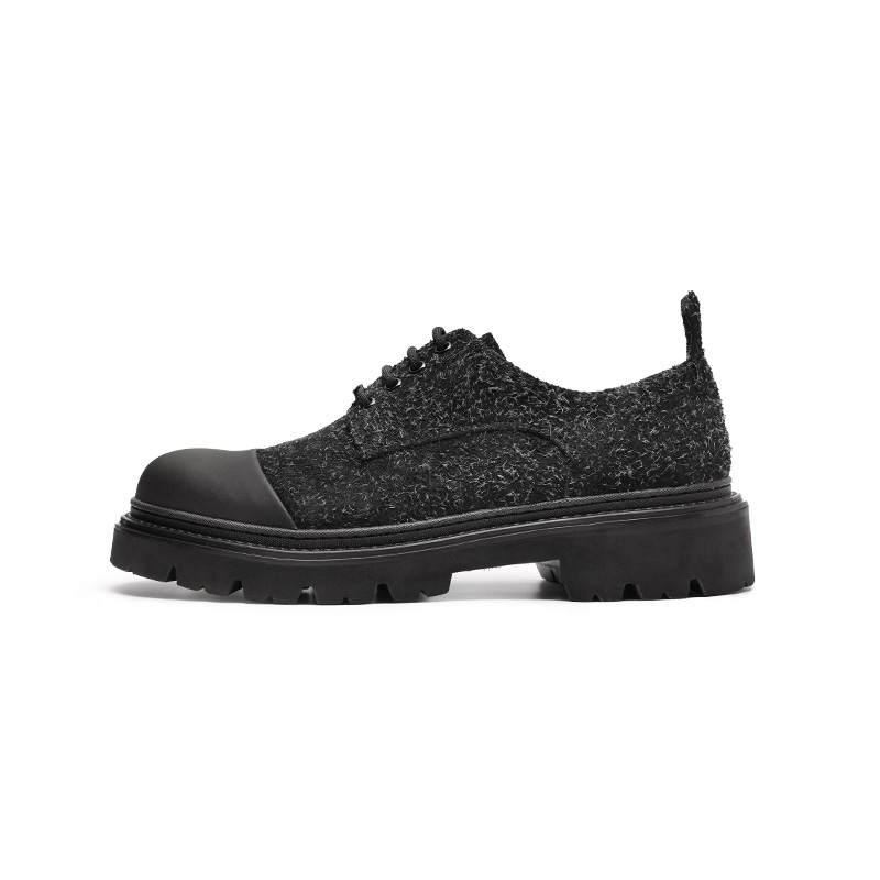 Viplander Cow Leather Casual Shoes Men's Black