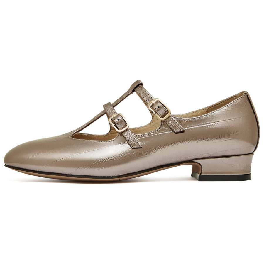Teenmix Cow Leather Block Heel Mary Jane Shoes Women's