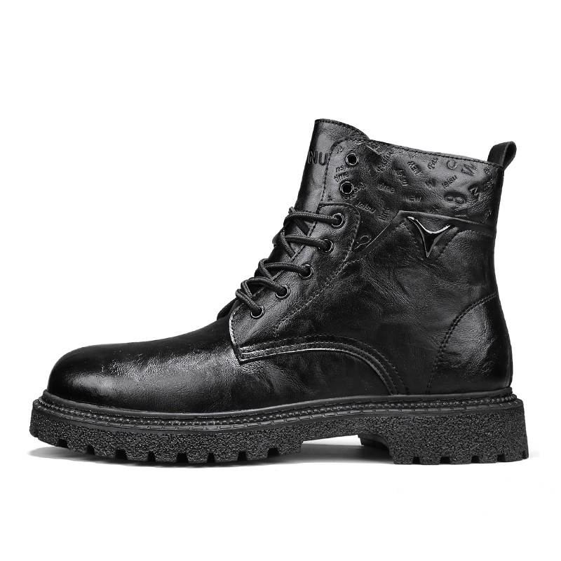 DUNNU DUNNU Combat Boots Men's Black