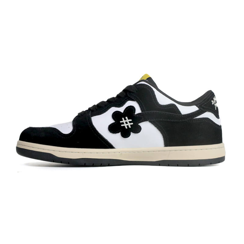 WATER THE PLANT Low top Skateboard Shoes Women's Black
