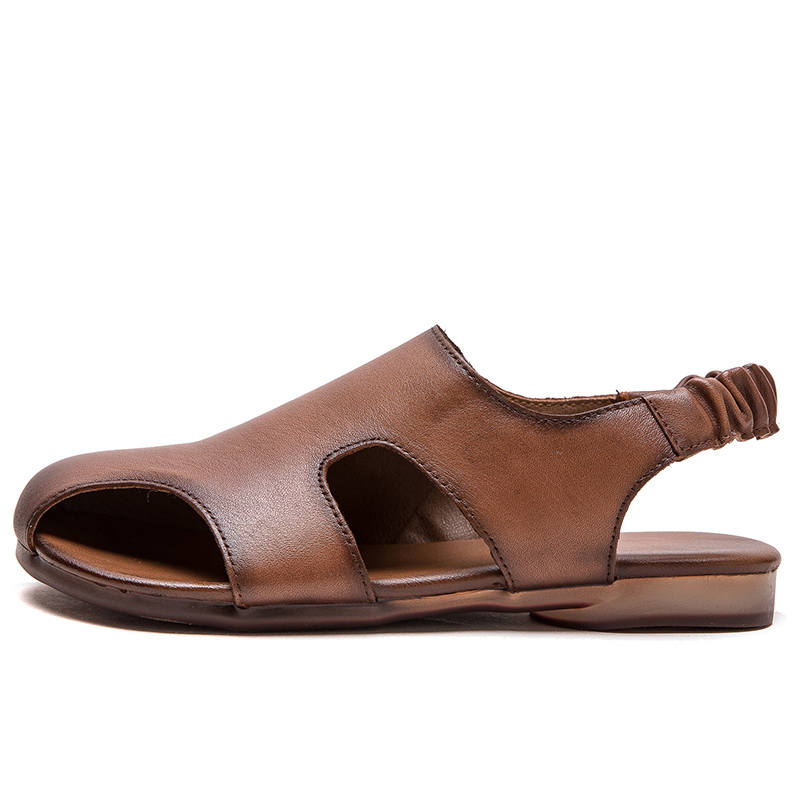 JIEZHOU Top Grain Cow Leather Casual Shoes Women's