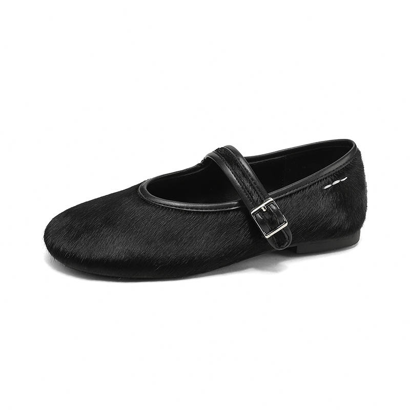 HONGYANGLIN Flat Mary Jane Shoes Women's