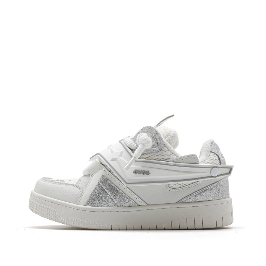 CUCS Abrasion Resistant Abrasion Resistant Low top Skateboard Shoes Unisex White