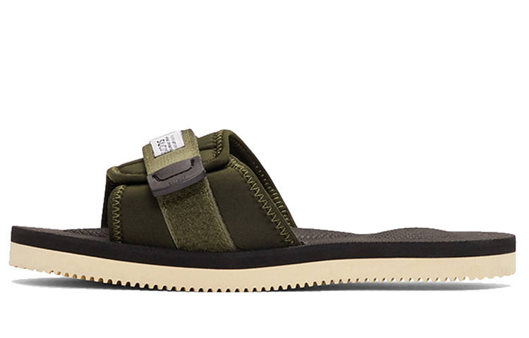Suicoke Suicoke Comfortable Slide Slippers Men's Green
