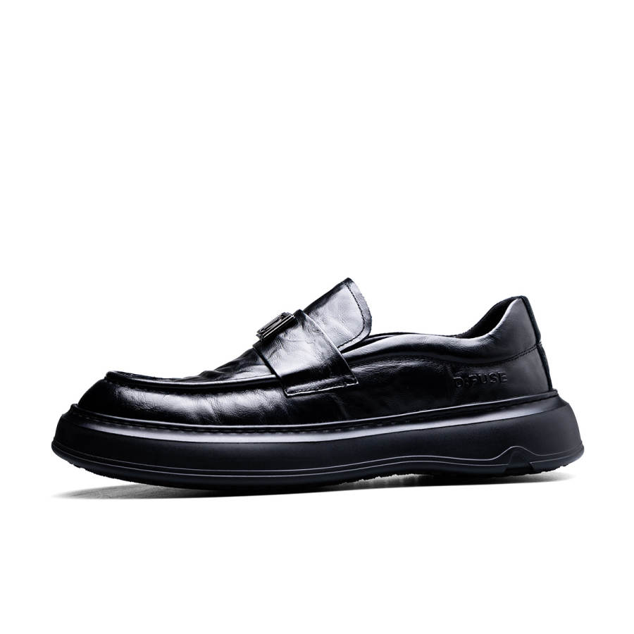 D:FUSE SCANDINAVIA D FUSE SCANDINAVIA Cow Leather Loafers Men's Black