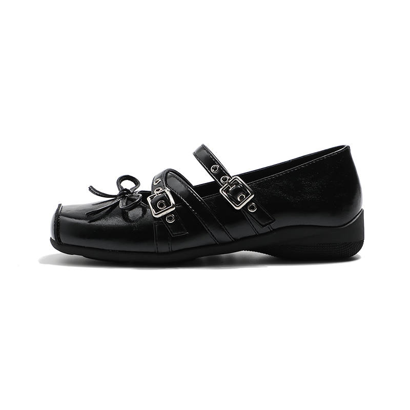 MIS. DANNY Cow Split Leather Mary Jane Shoes Women's