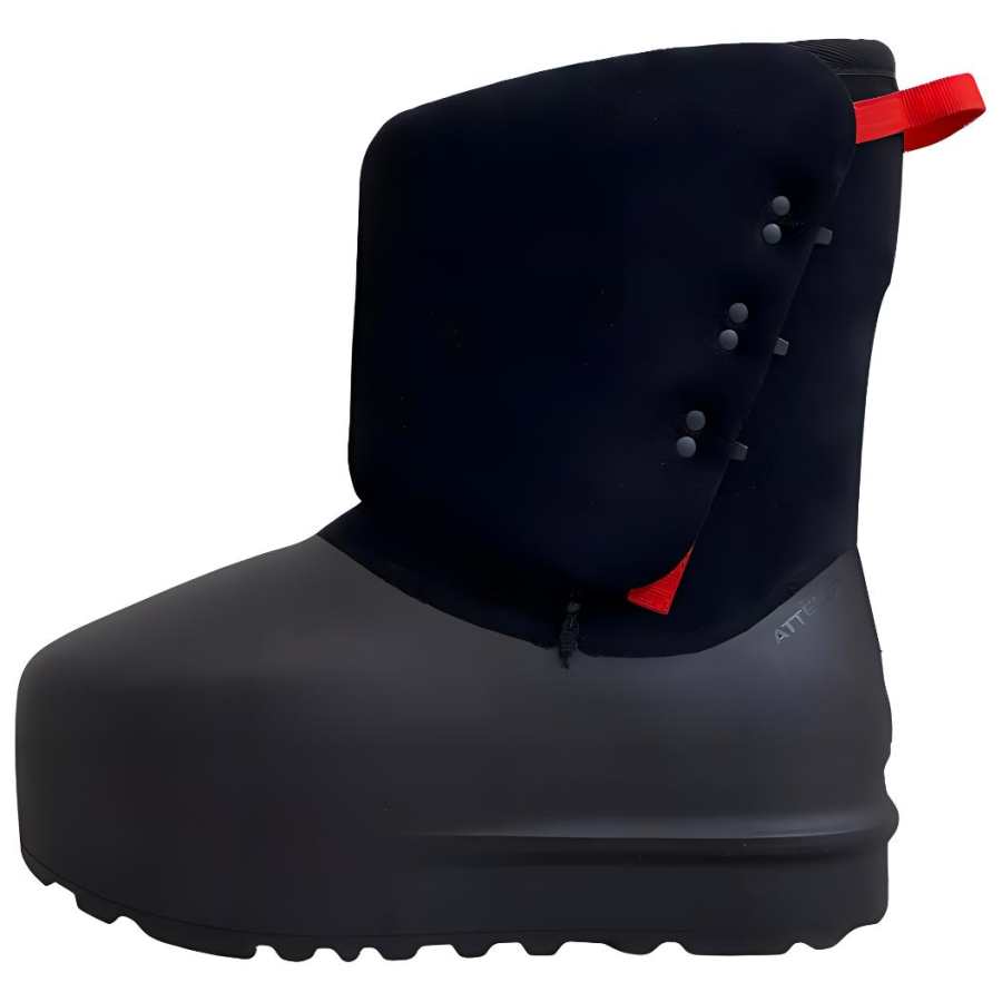 UGG ATTEMPT x UGG Crispy Crust Cream Puff 2.0 Short Snow Boots Unisex Black