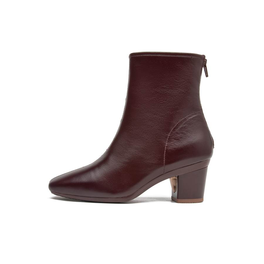 DAISY AND ! Top Grain Cow Leather Ankle Boots Women's