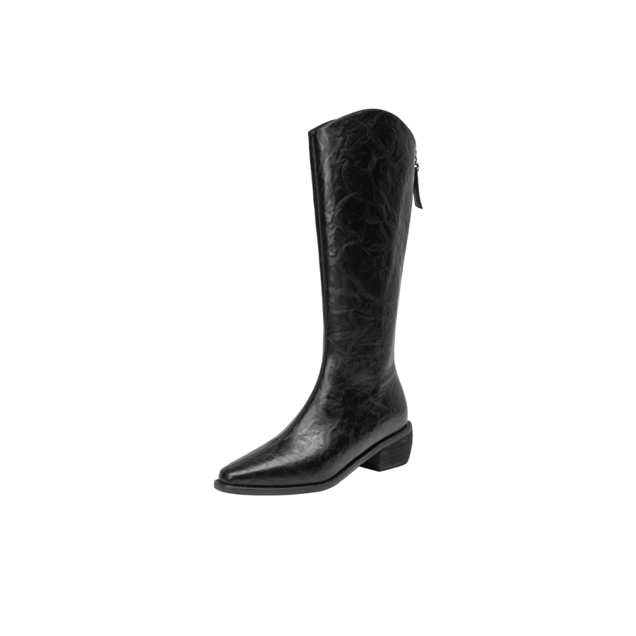 GUDIANFENGDU Knee high Boots 5CM Women's