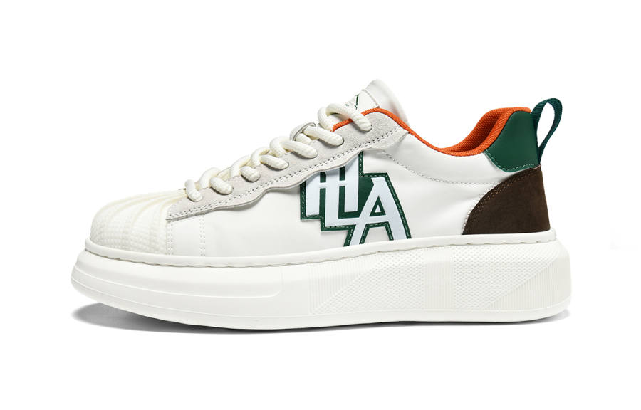 HLA Synthetic Leather, Textile Low top Skateboard Shoes Men's
