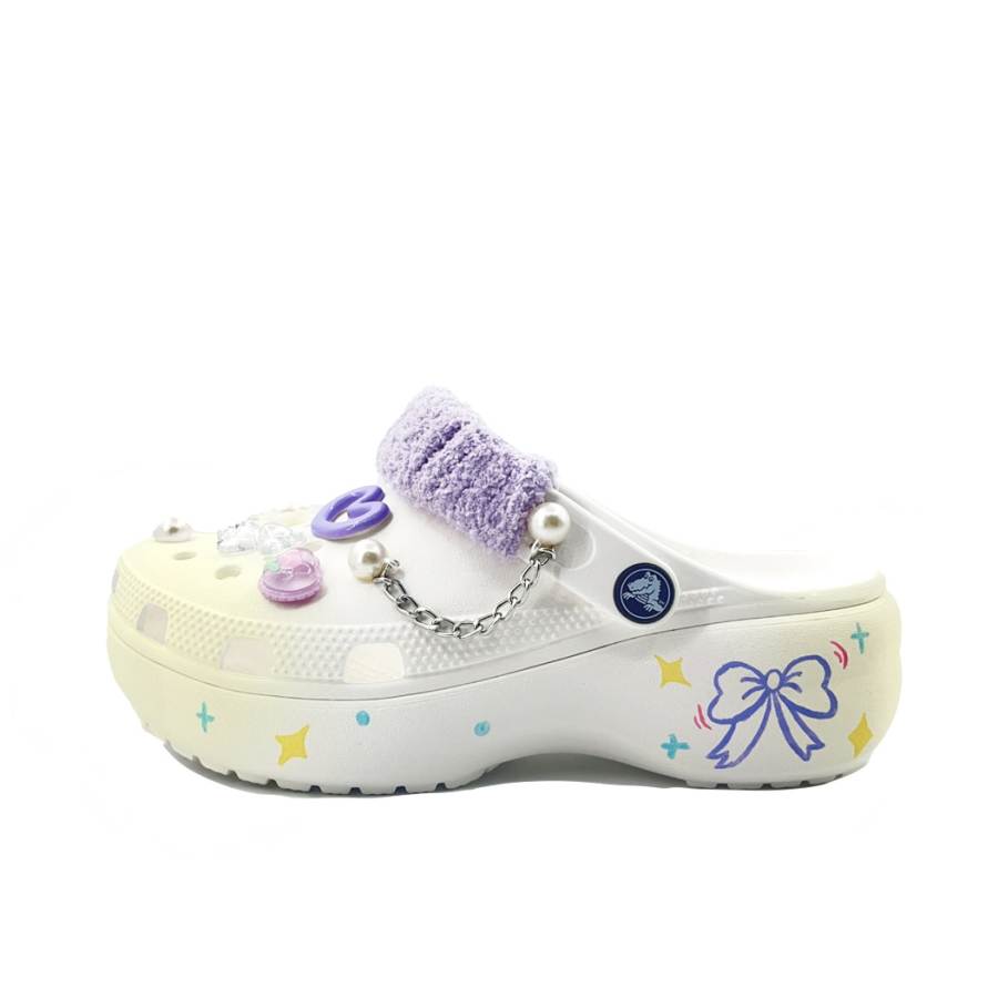 Crocs Crocs Classic Platform Clog EVA Clogs Unisex Yellow
