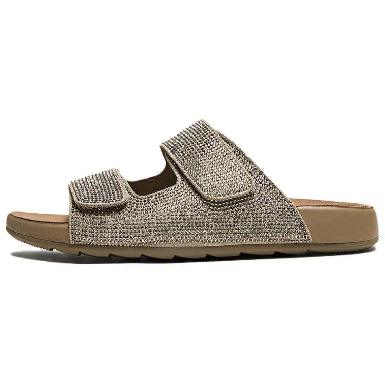 BASTO Slide Slippers Women's Apricot, Gray, Yellow, Blue