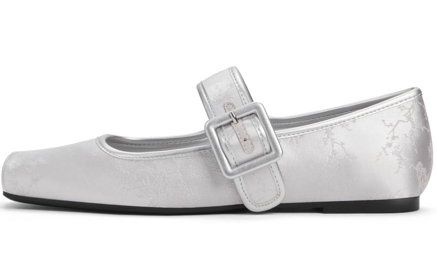 CHARLES&KEITH Small Charles & Keith Chinese Style New Chinese Style Pu Women's Casual Shoes Flat Women's Multicolor