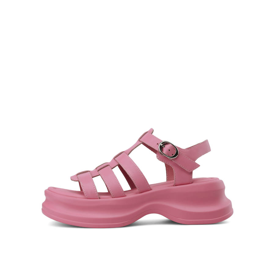 Rosa Bianca Cow Leather Roman Sandals 5CM Women's