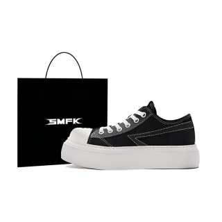 SMFK Low top Canvas Shoes Women's Wilderness Black