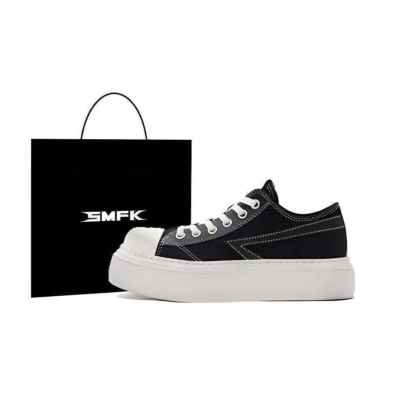 SMFK Low top Canvas Shoes Women's Wilderness Black