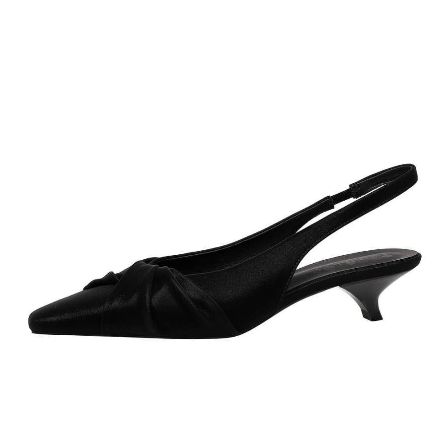 QITUMAUL Flared Heel High Heels Women's