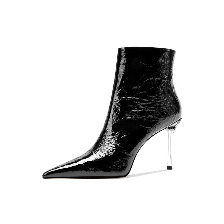 Shesrim Leather Ankle Boots 8.5cm Women's
