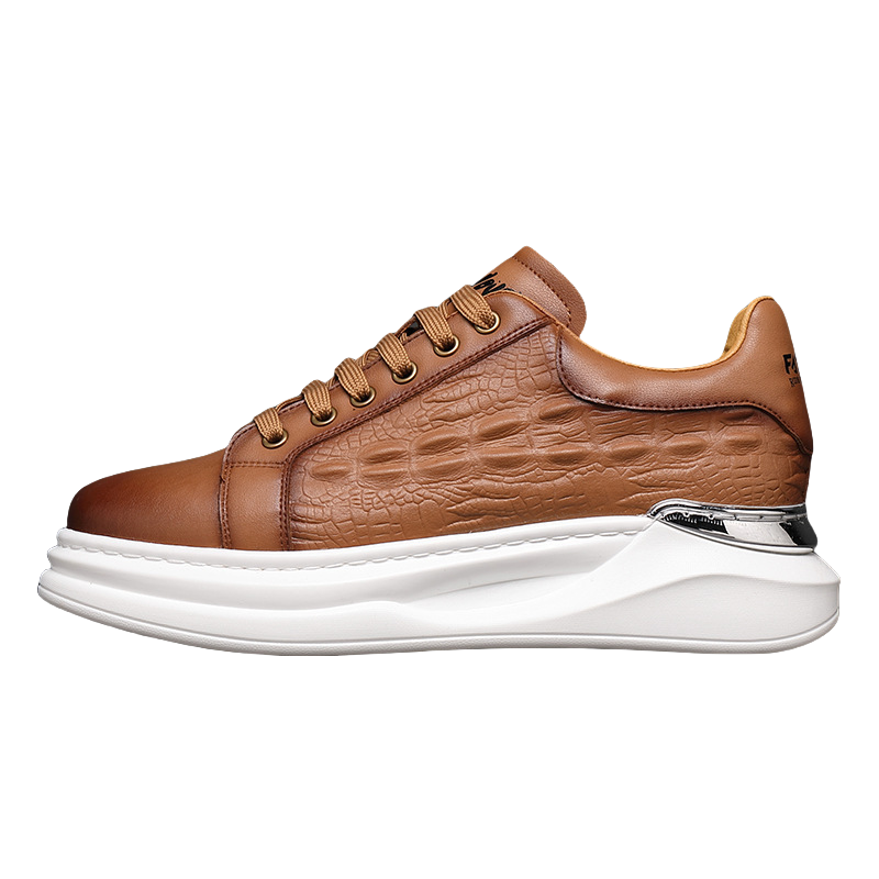 H2 H2 Top Grain Cow Leather Low top Skateboard Shoes Men's