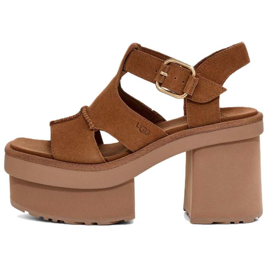 UGG UGG New Heights One Strap Sandals Women's Chestnut