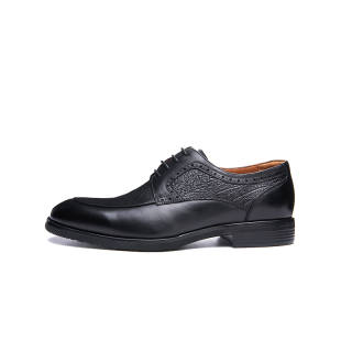 SHERIDAN Cow Leather Casual Shoes Men's Black