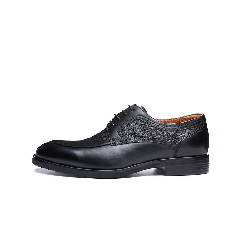 SHERIDAN Cow Leather Casual Shoes Men's Black