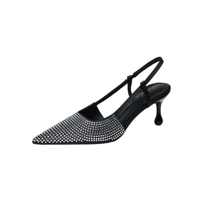Beijiani Slim Heel High Heels 6.5cm Women's