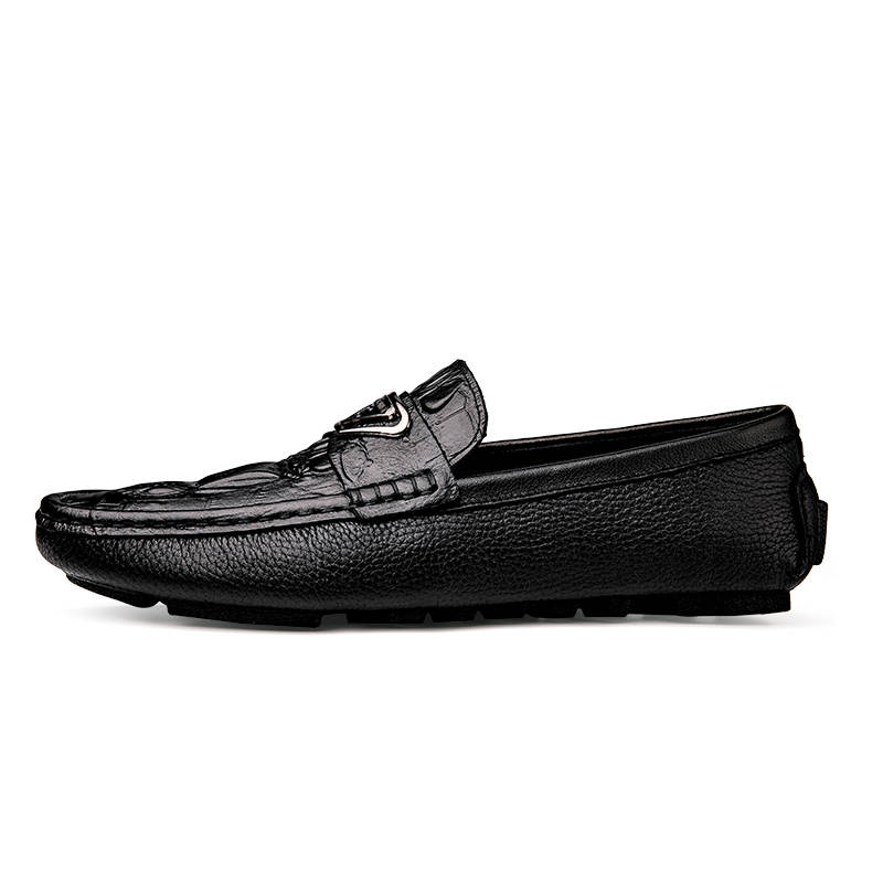CKVUSAMG Top Grain Cow Leather Men's Casual Shoes Men's