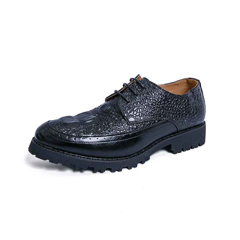 PEHL Casual Leather Shoes Men's Low Top