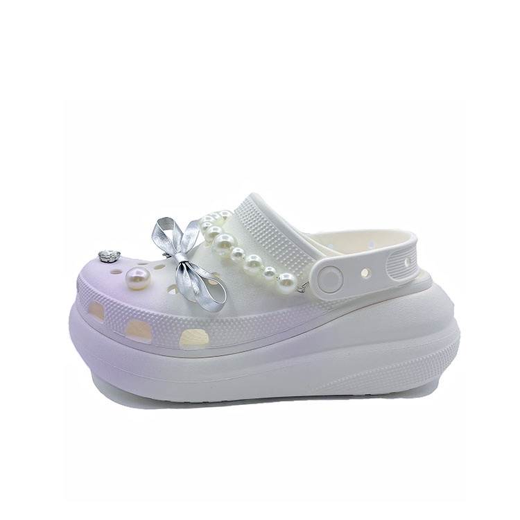 Crocs Crocs Crush Clog EVA Clogs Unisex White Purple