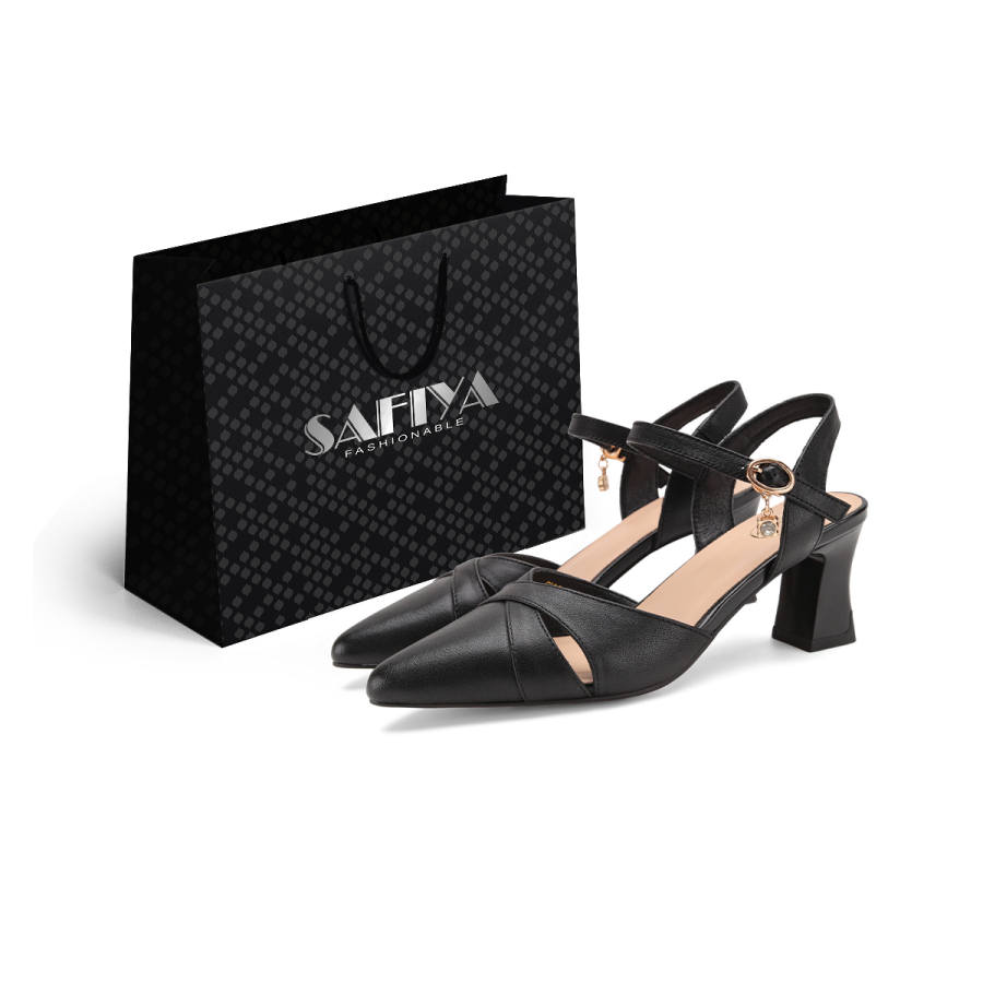 Safiya Top Grain Cow Leather One Strap Sandals Women's