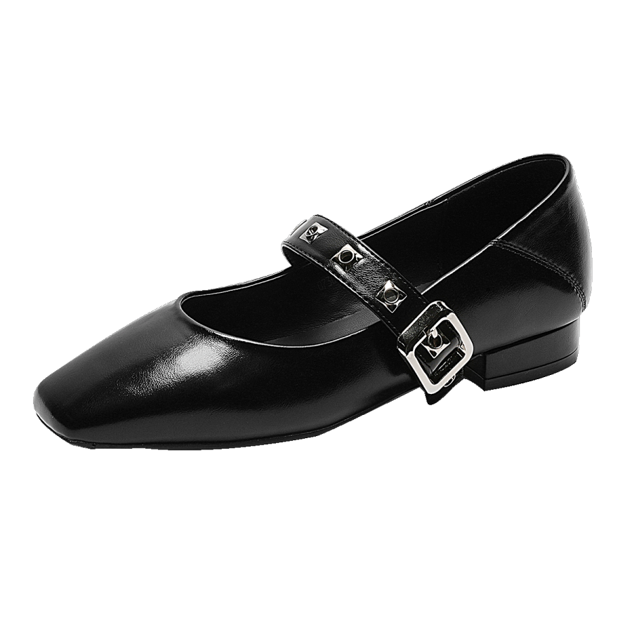 GUDIANFENGDU Pu Mary Jane Shoes Women's