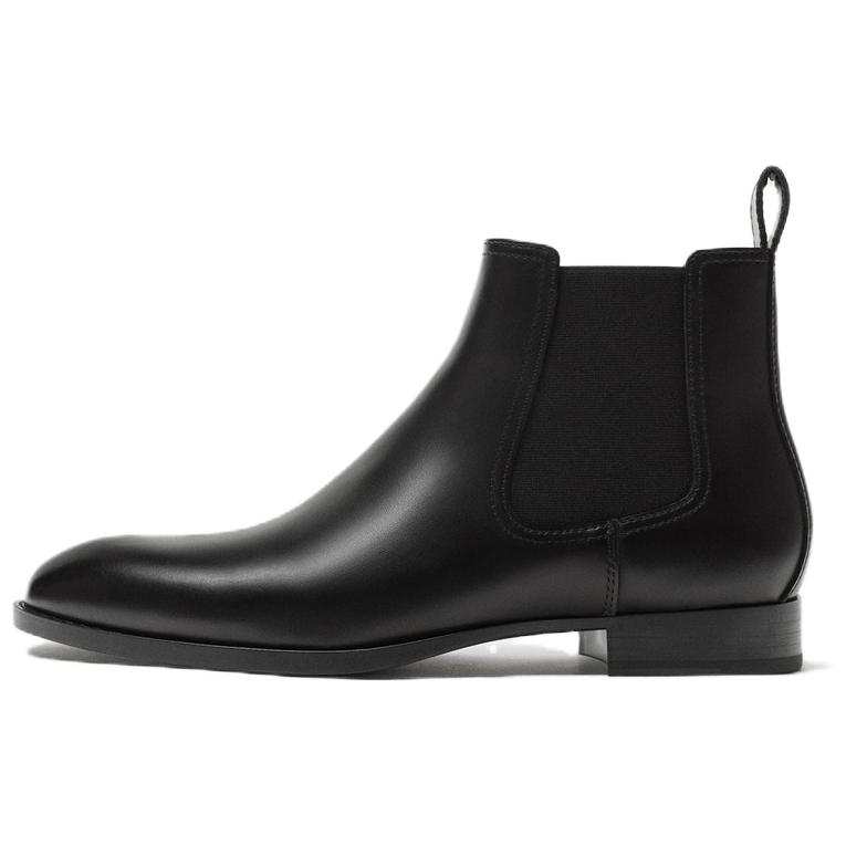 ZARA ZARA Short Chelsea Boots Men's Black