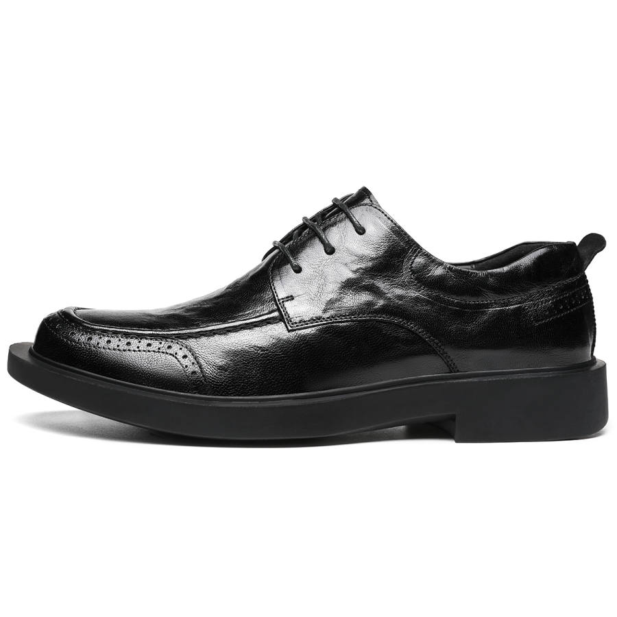 FAPAI Dress Shoes Men's Low Top Black