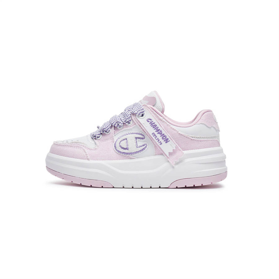 Champion Towel Skate Low top Skateboard Shoes Women's Light Purple