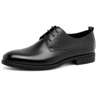 PIERRE CARDIN Cow Leather Dress Shoes Men's Black