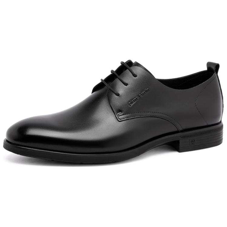 PIERRE CARDIN Cow Leather Dress Shoes Men's Black