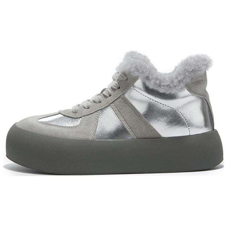 DAPHNE DAPHNE Cow Split Leather Mid top Casual Shoes Women's