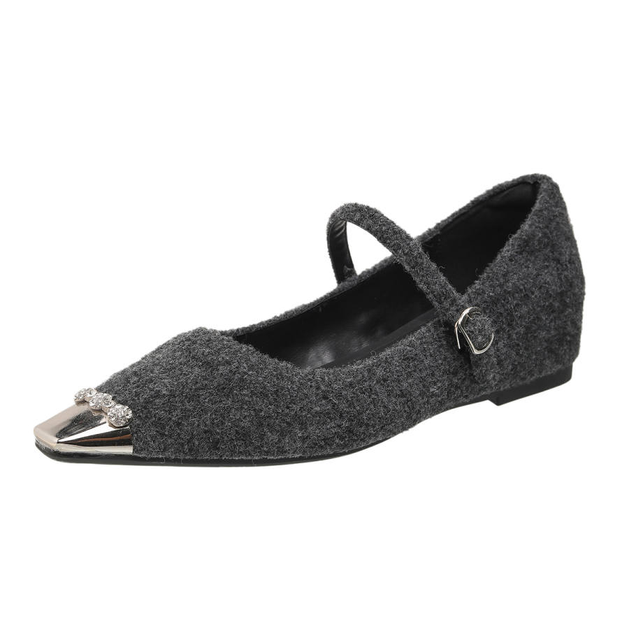 YAFEI XUANYU Suede Mary Jane Shoes Women's