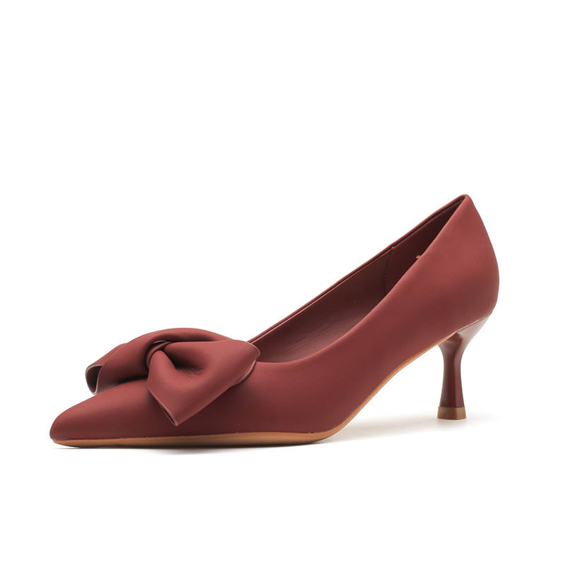 ZUOMILUO High Heels Women's Burgundy