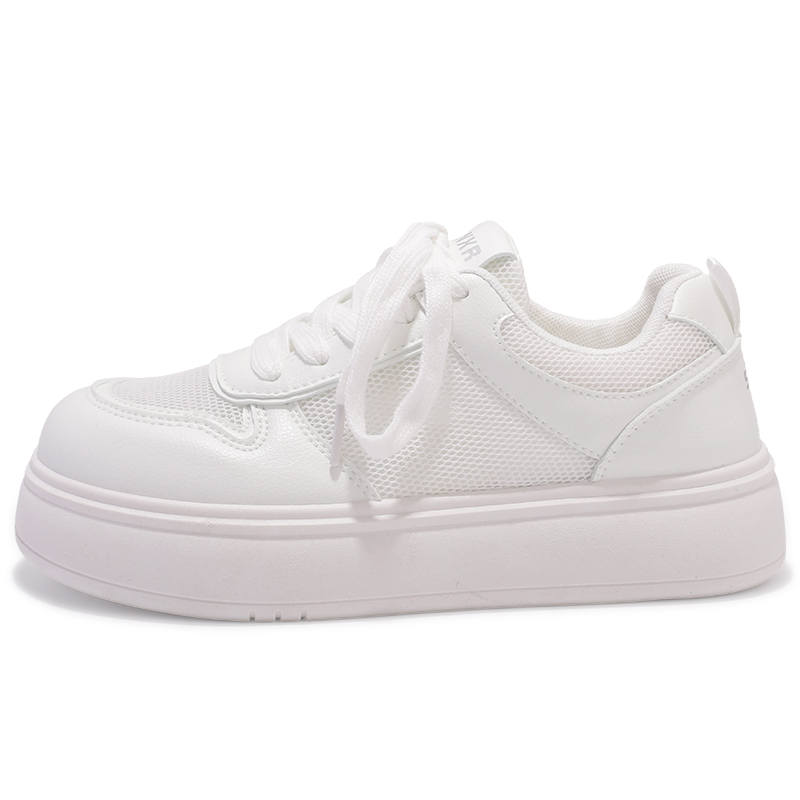 ZHANGXIAOJIE Abrasion Resistant Abrasion Resistant Low top Skateboard Shoes Women's White