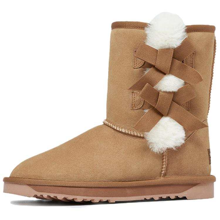 TASMAN AUS Sheepskin Thermal Coverage Thermal Coverage Crew Snow Boots 2cm Women's